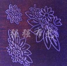 QQ014-3D單版紡織品壓花